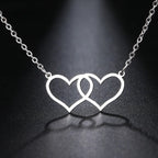 Charming Heart-Shaped Lock Necklace