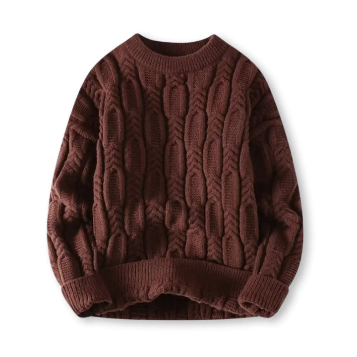 Men's Classic Knit Sweater - Warm and Timeless Style