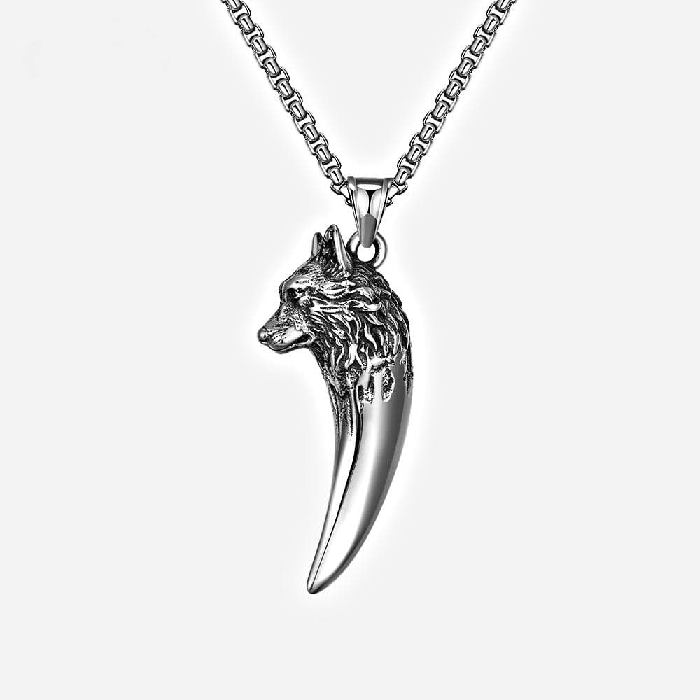 Men's Stylish Wolf Pendant Necklace