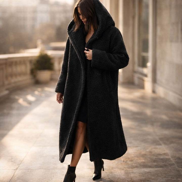 Women's Stylish Long Hooded Coat