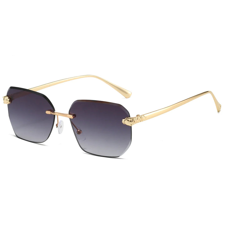 Men's Frameless Sunglasses for Stylish Eye Protection