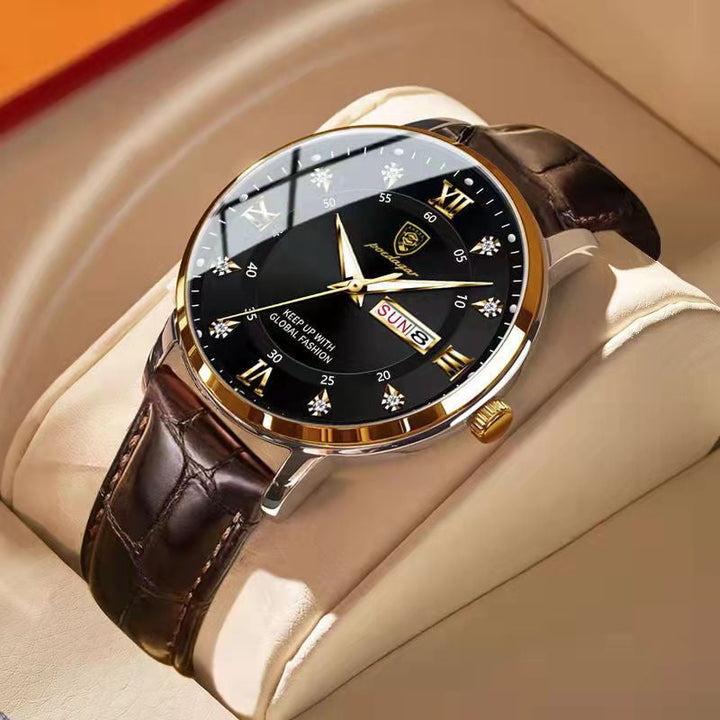 Men's Waterproof Luminous Wristwatch