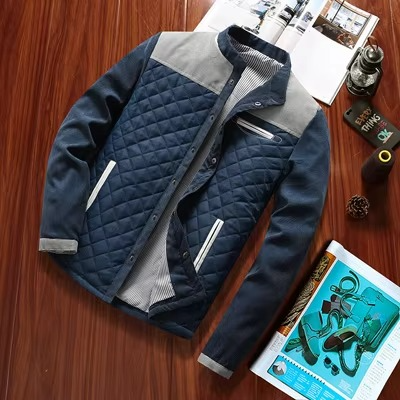 Men's Lightweight Slim Fit Casual Bomber Jacket for Spring & Autumn