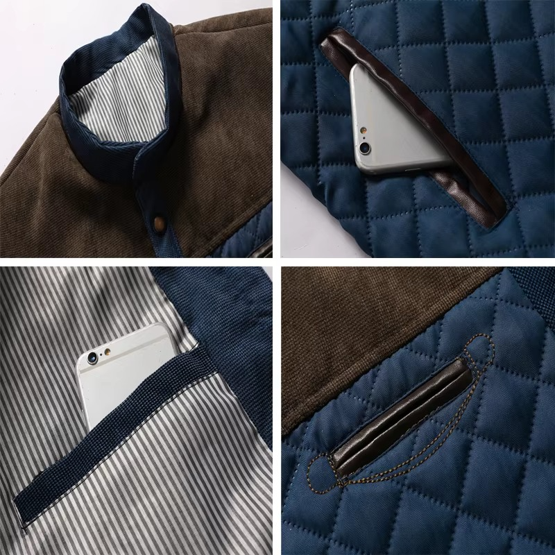 Men's Lightweight Slim Fit Casual Bomber Jacket for Spring & Autumn