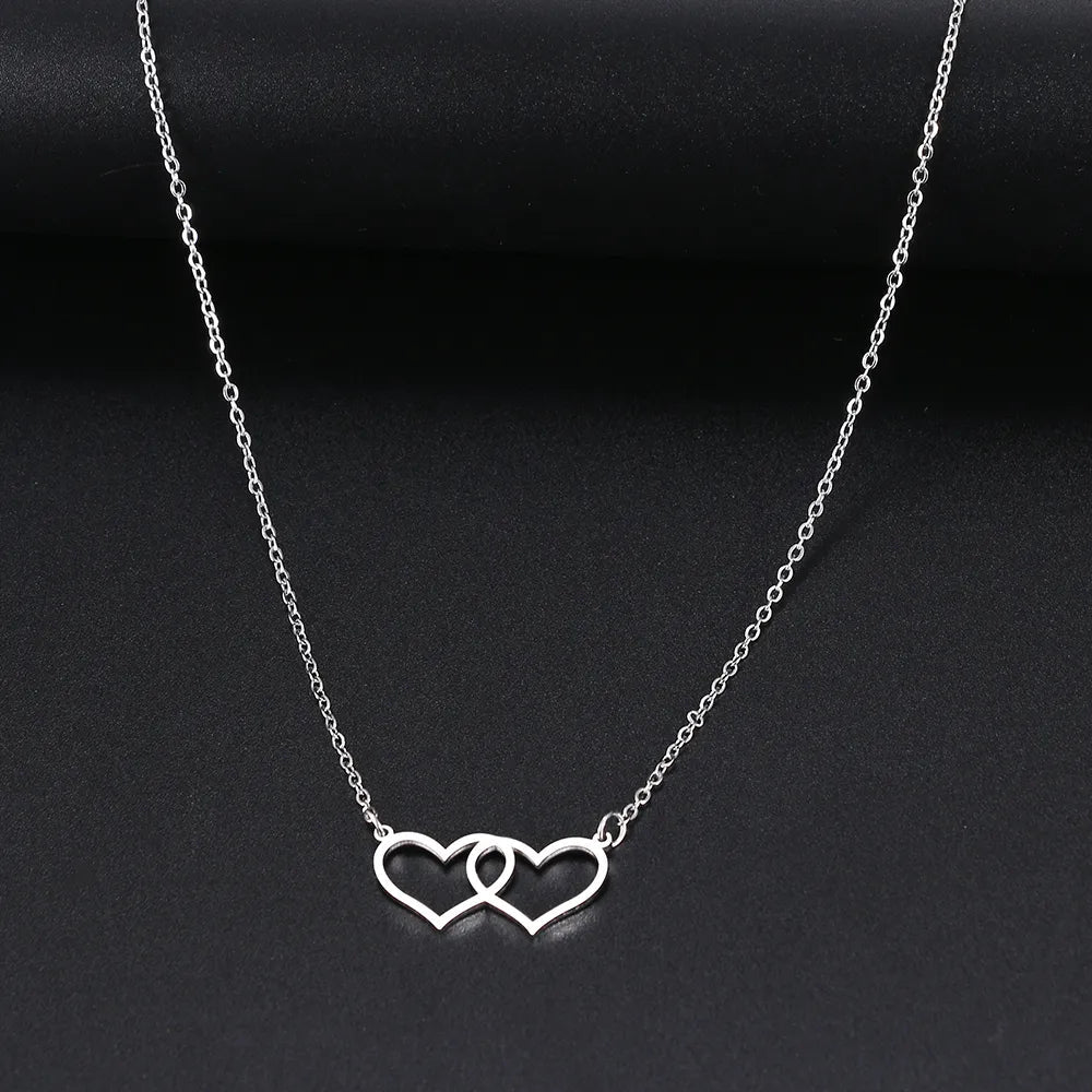 Charming Heart-Shaped Lock Necklace