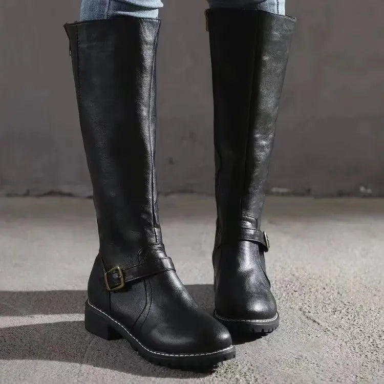 Halsey | Women’s Premium Orthopedic Leather Ankle Boots-Omni Prime Goods