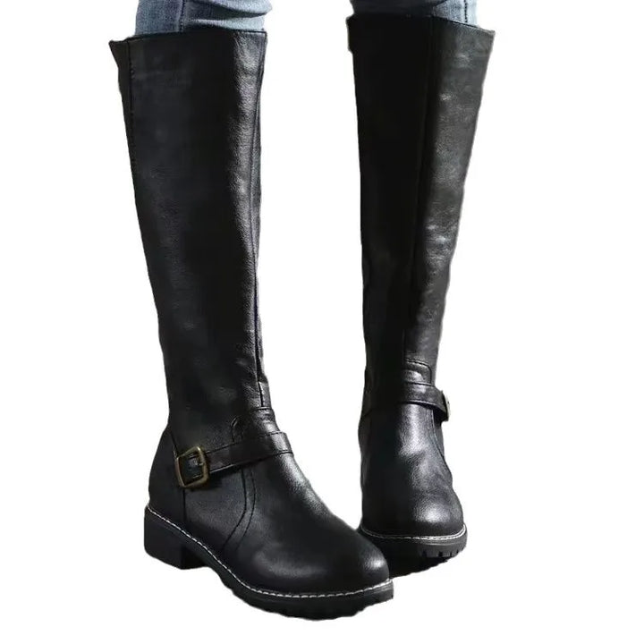 Halsey | Women’s Premium Orthopedic Leather Ankle Boots-Omni Prime Goods