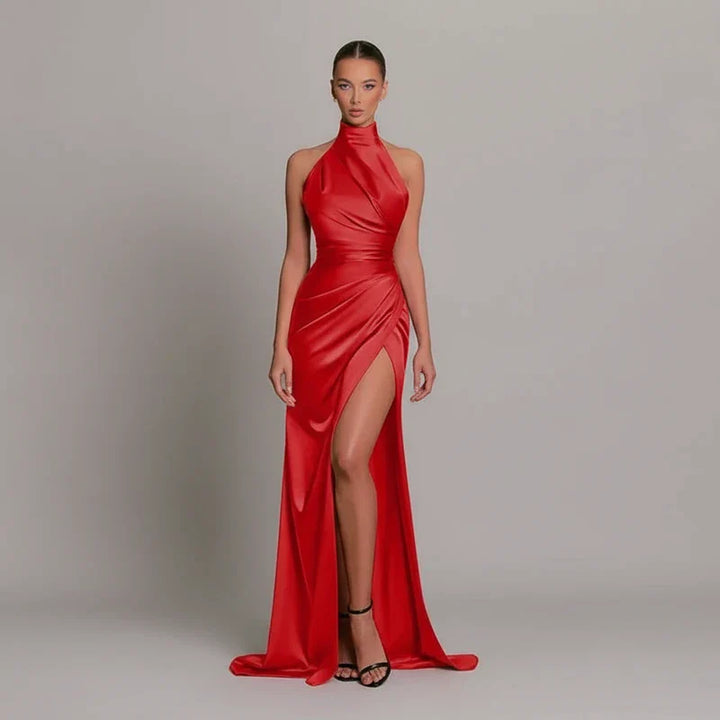 Sophia | Women's Halter Bodycon Maxi Dress