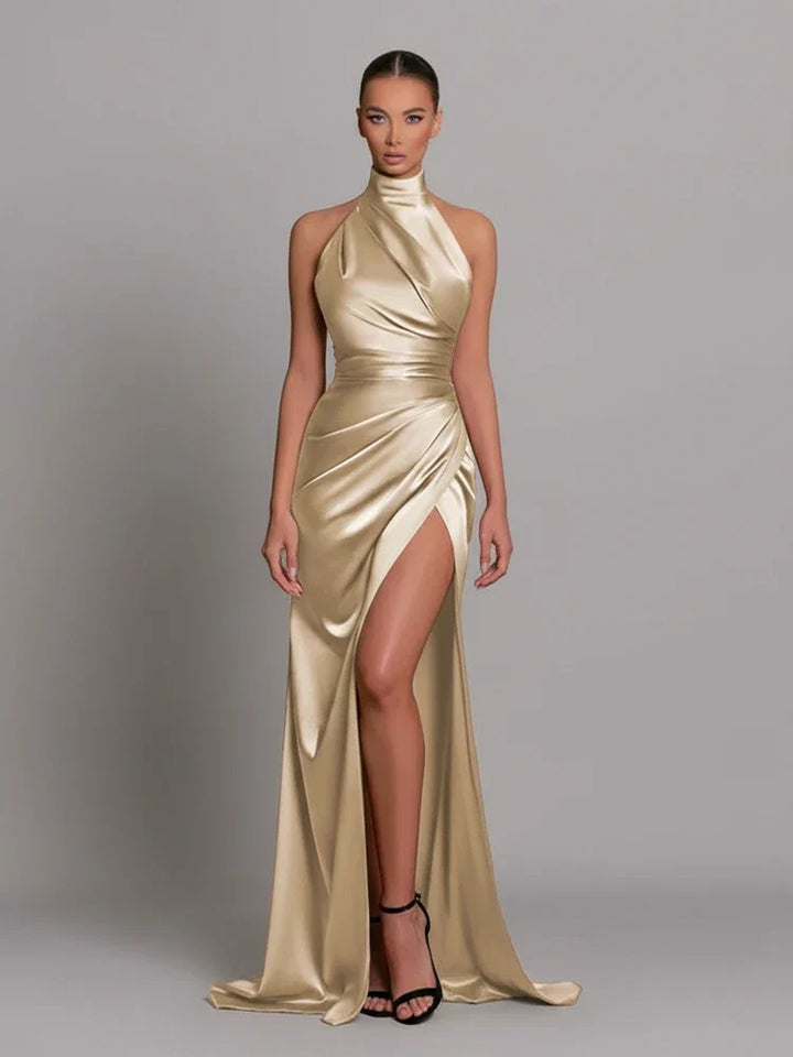 Sophia | Women's Halter Bodycon Maxi Dress