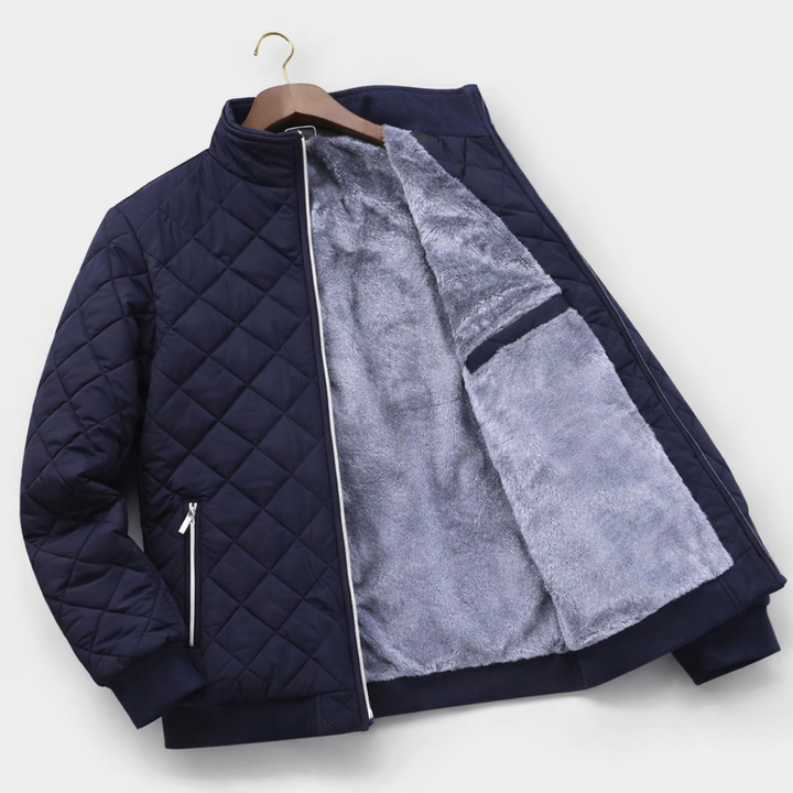 Men's Quilted Jacket for Reliable Warmth
