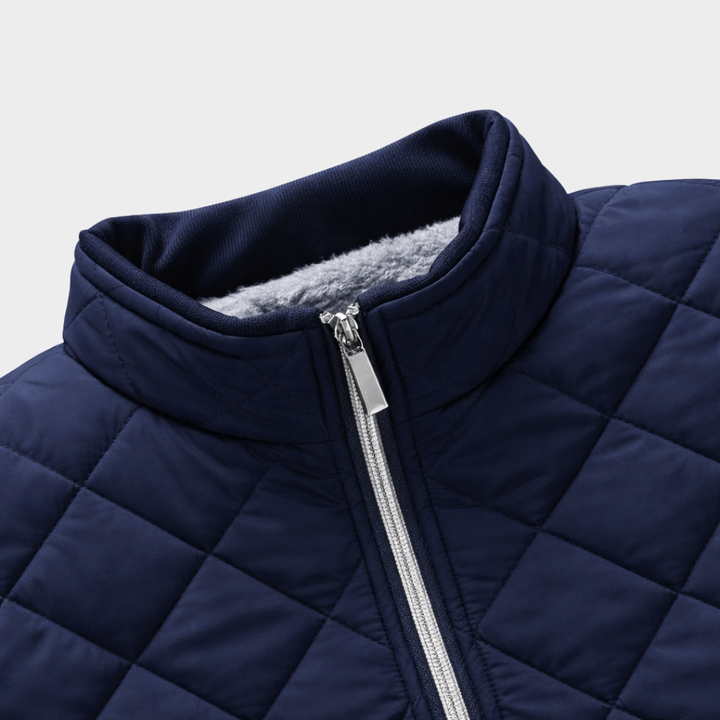 Men's Quilted Jacket for Reliable Warmth