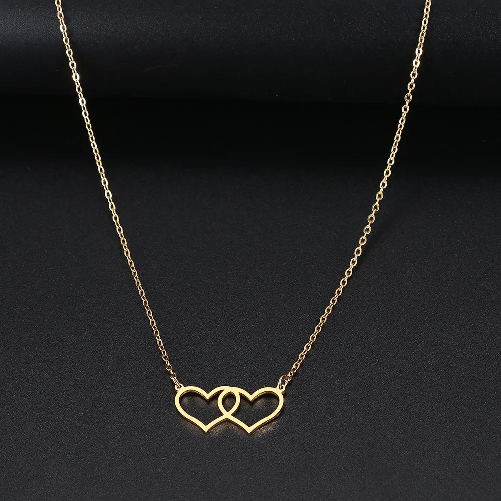 Charming Heart-Shaped Lock Necklace