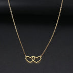 Charming Heart-Shaped Lock Necklace