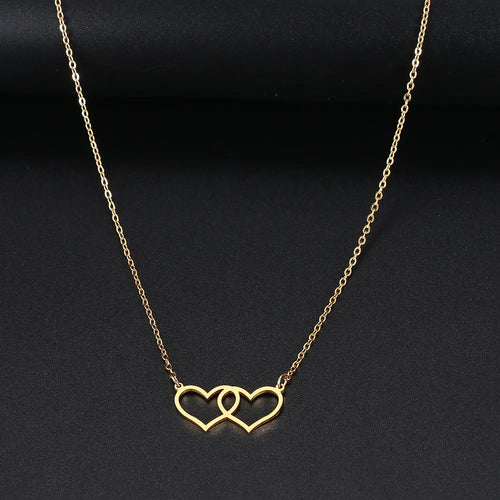 Charming Heart-Shaped Lock Necklace