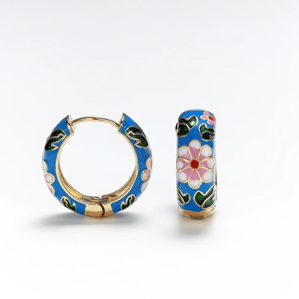 Floral Hoop Earrings for Elegant Style and Everyday Wear