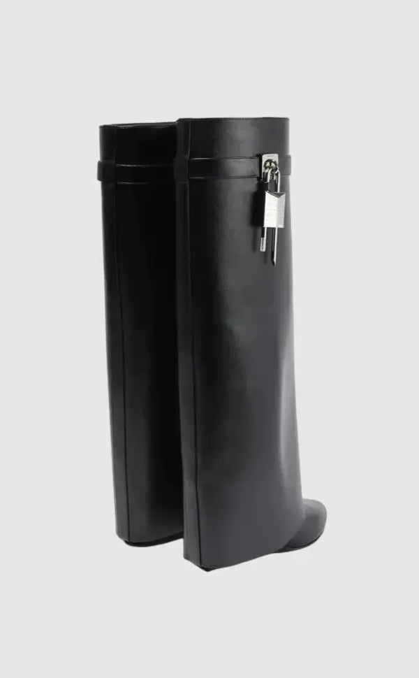 Hilary | Women’s Sculptural Vegan Leather Boots-Omni Prime Goods