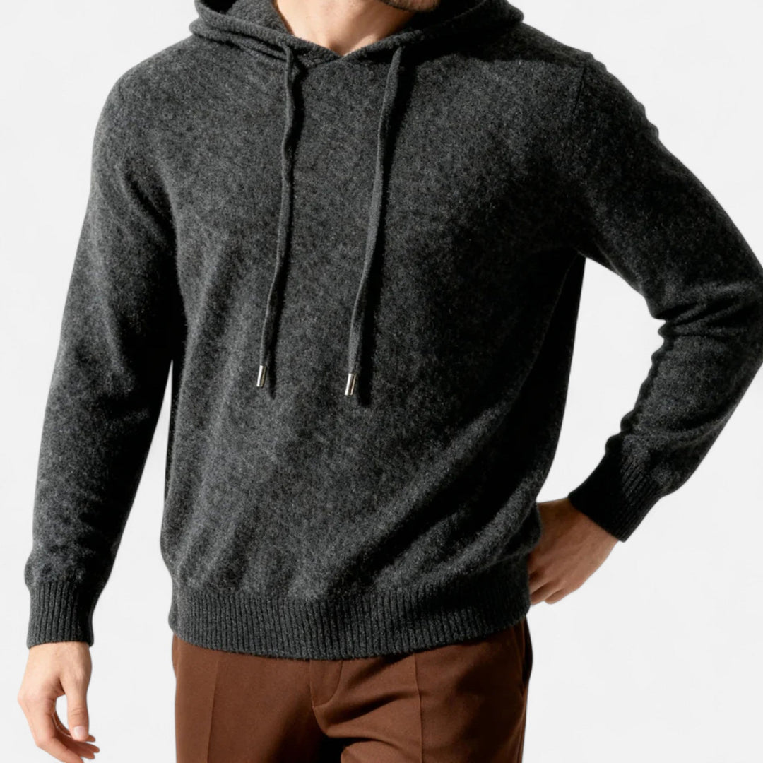 Men's Minimalist Knitted Hoodie
