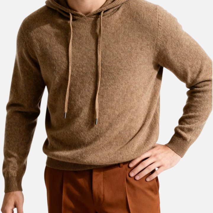 Men's Minimalist Knitted Hoodie