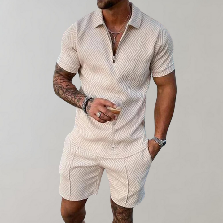 Liam | Men's Summer Polo and Shorts Set