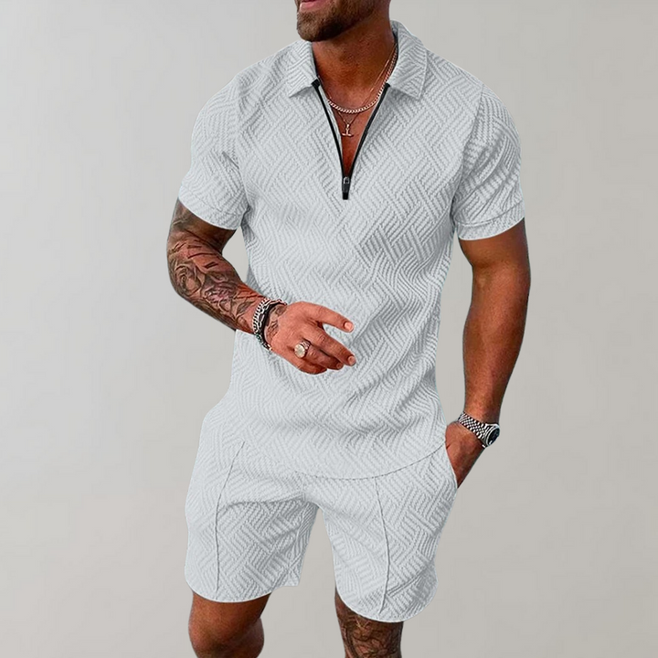 Liam | Men's Summer Polo and Shorts Set