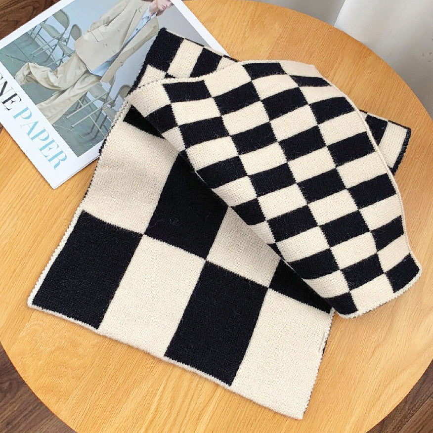 Women's Checked Scarf Accessory