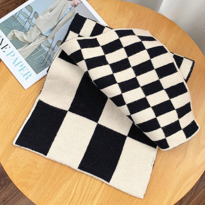 Women's Checked Scarf Accessory