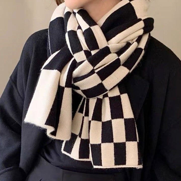Women's Checked Scarf Accessory