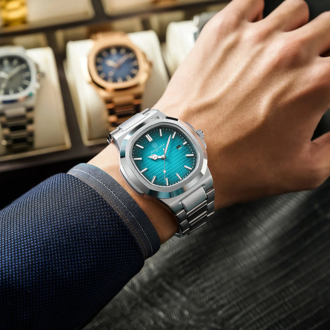 Men's Elegant Stainless Steel Timepiece