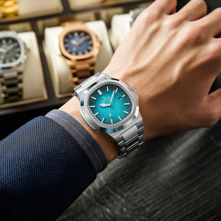Men's Elegant Stainless Steel Timepiece