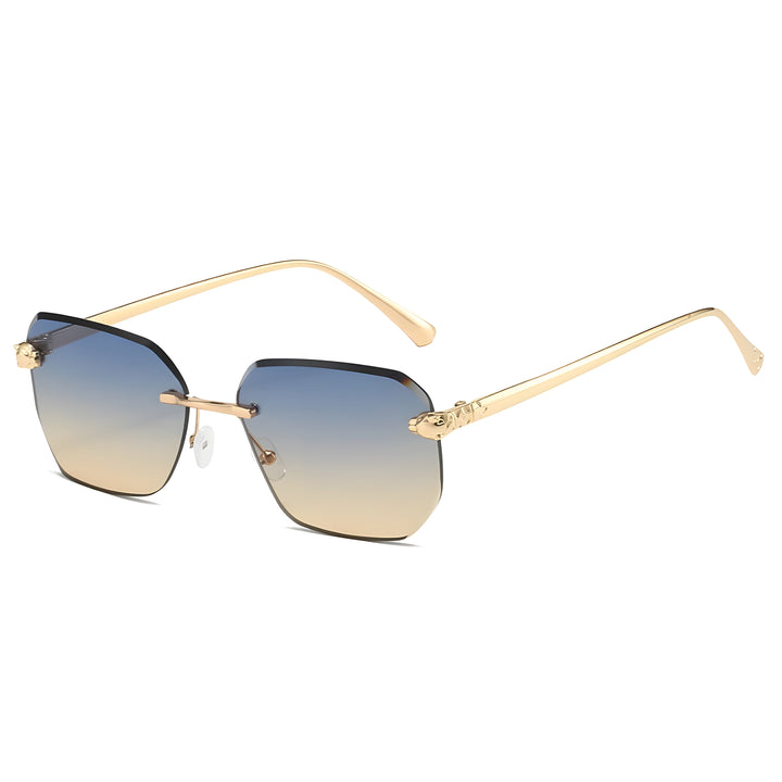Men's Frameless Sunglasses for Stylish Eye Protection