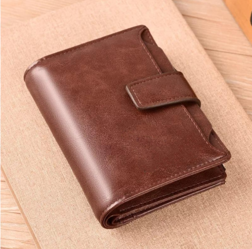 Men's RFID-Blocking Theft-Proof Wallet for Secure Storage