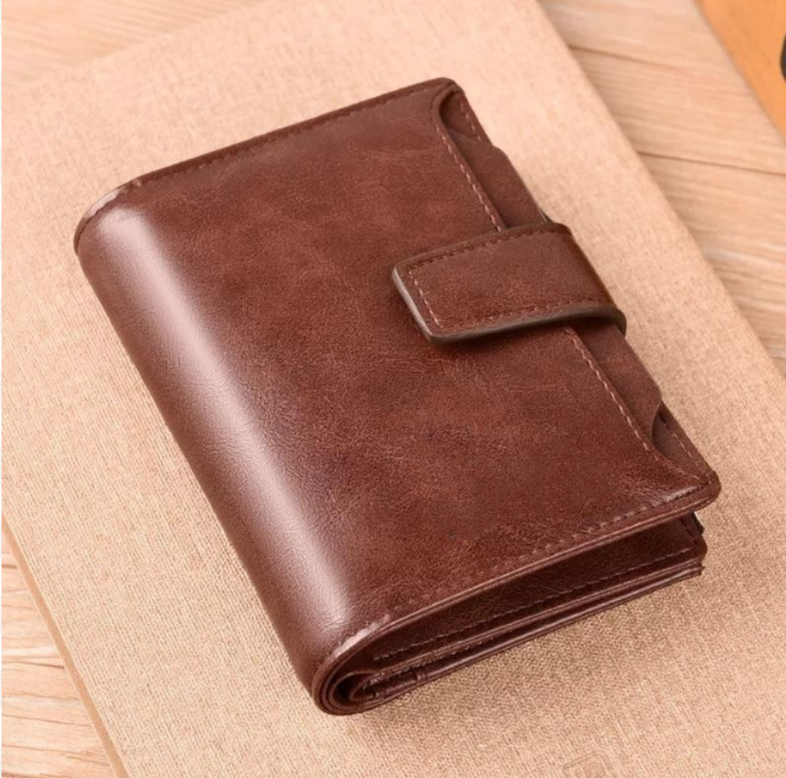 Men's RFID-Blocking Theft-Proof Wallet for Secure Storage