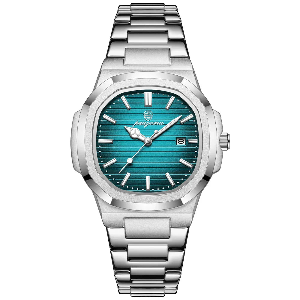 Men's Elegant Stainless Steel Timepiece