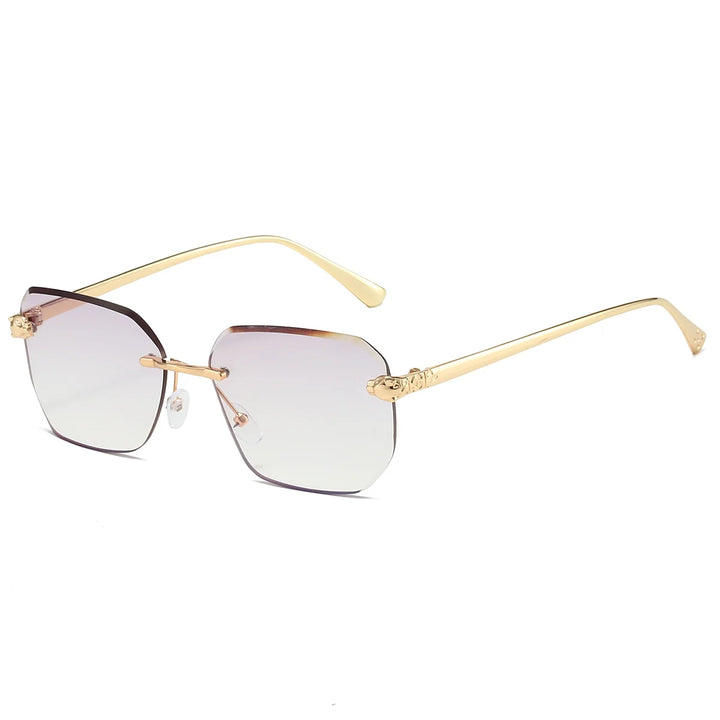 Men's Frameless Sunglasses for Stylish Eye Protection