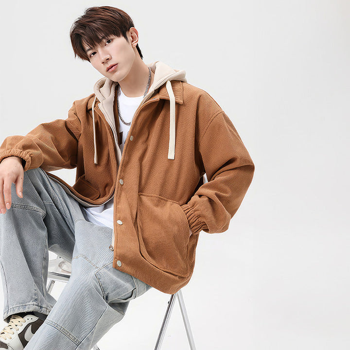 Men's Lined Hooded Jacket