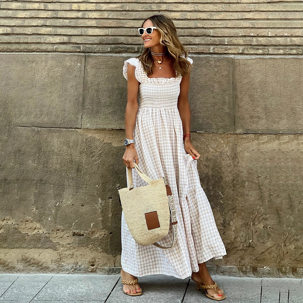 Irida | Women's Comfortable Casual Summer Dress-Omni Prime Goods
