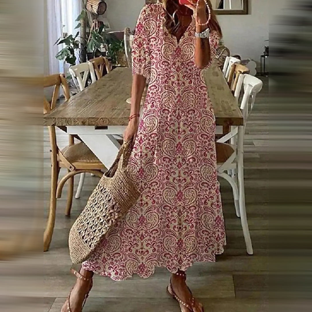 Janne | Women's Boho Maxi Dress for Summer