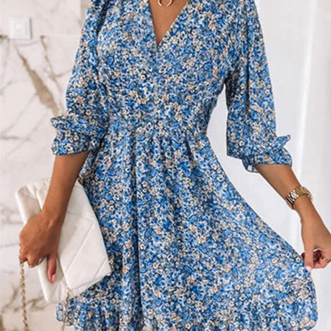 Jannine | Women's Stylish Autumn Mini Dress