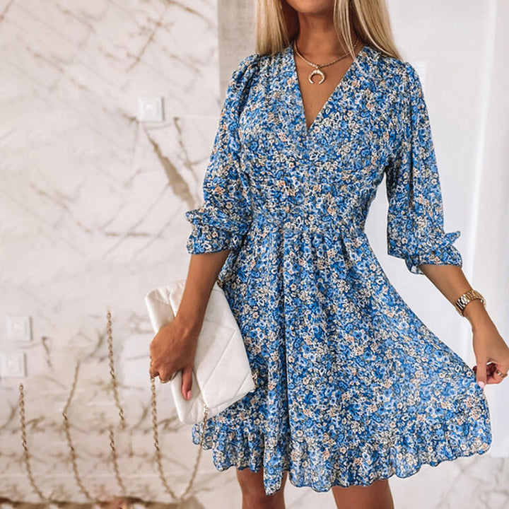 Jannine | Women's Stylish Autumn Mini Dress