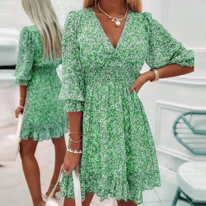 Jannine | Women's Stylish Autumn Mini Dress