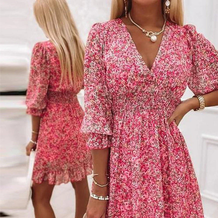 Jannine | Women's Stylish Autumn Mini Dress
