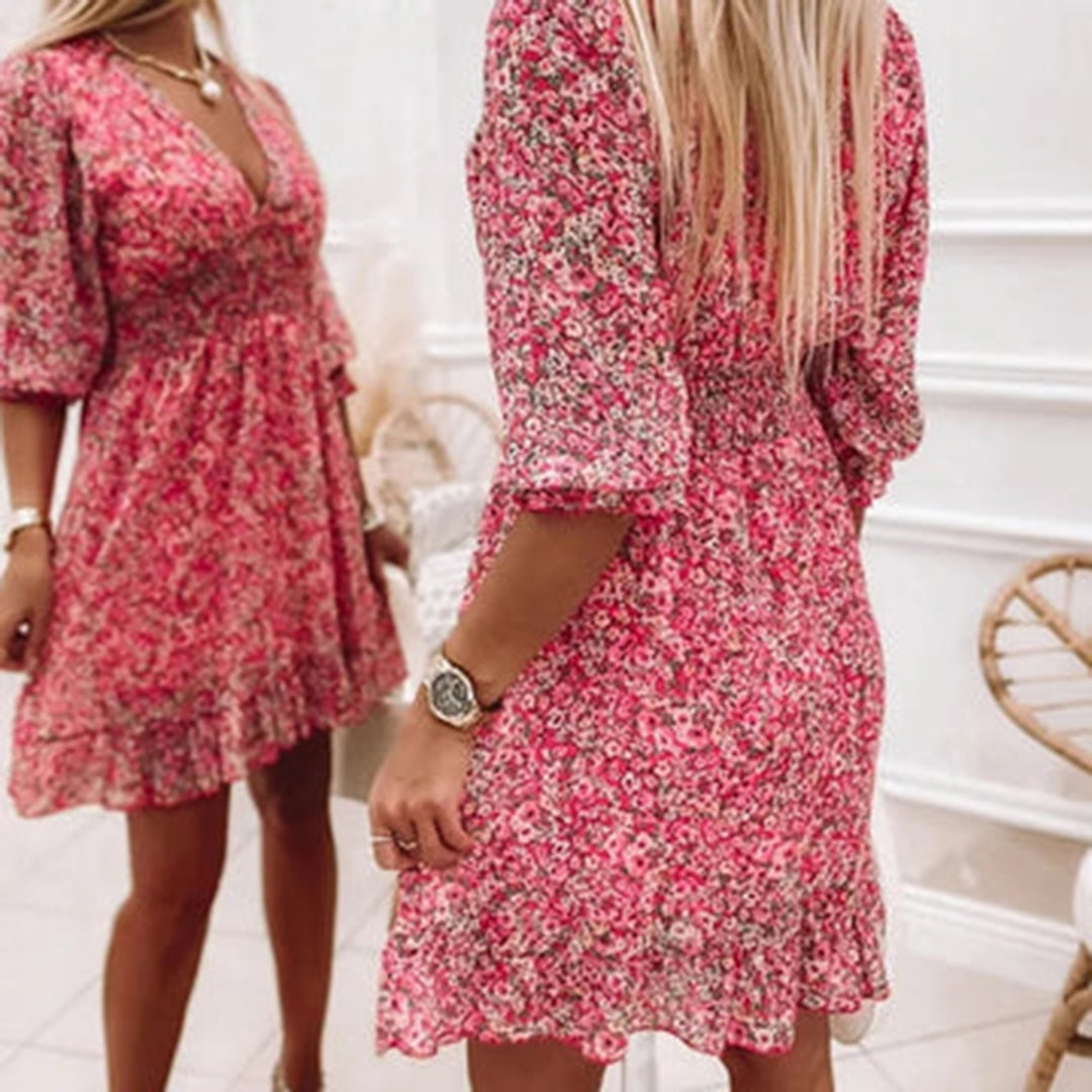 Jannine | Women's Stylish Autumn Mini Dress