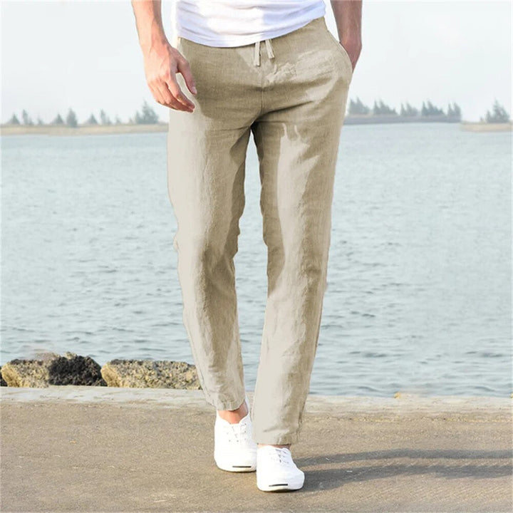 James | Men's Casual Lightweight Linen Pants