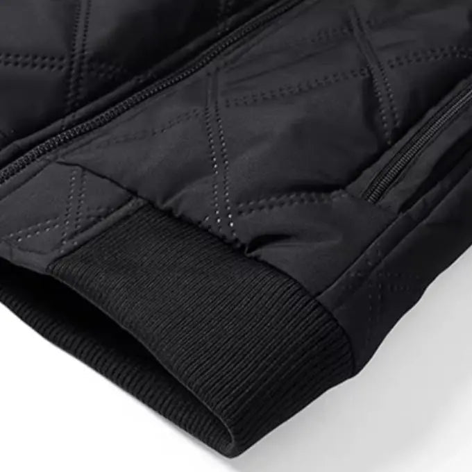 Men's Windproof Winter Jacket with Fleece Lining