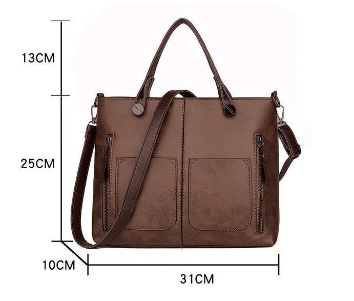 Delilah | Women's Vegan Leather Structured Tote Bag