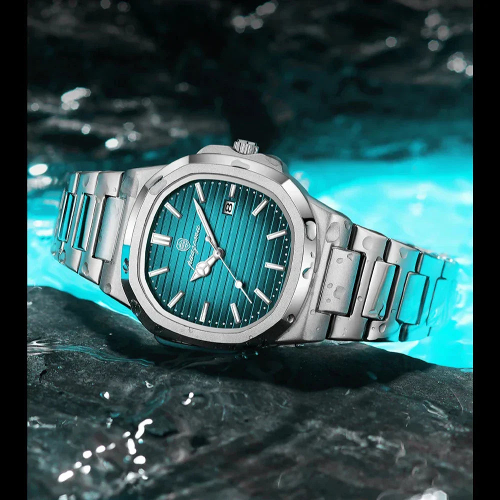Men's Elegant Stainless Steel Timepiece