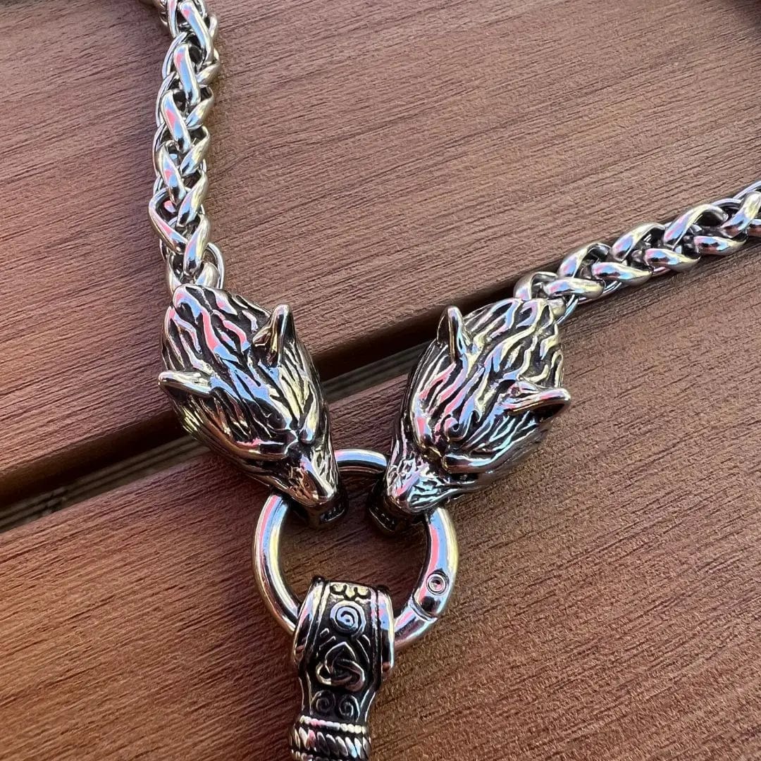 Men's Viking-Inspired Protection Necklace