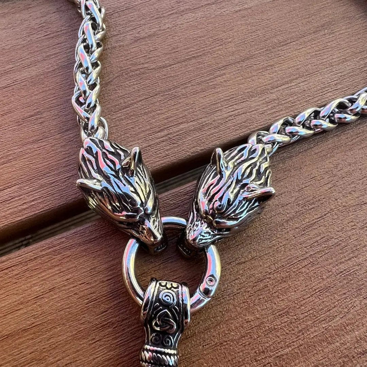 Men's Viking-Inspired Protection Necklace