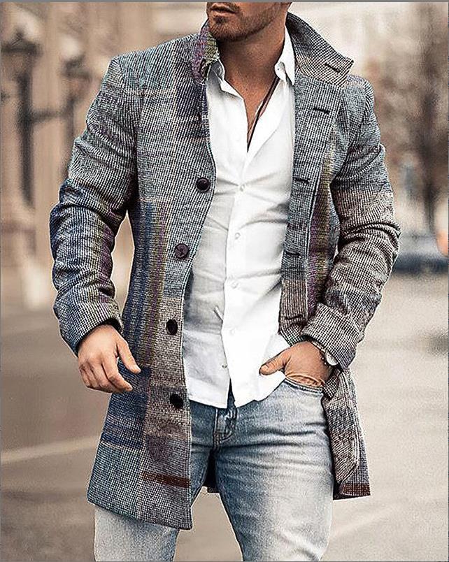 Men's Stylish Winter Jacket with Collar