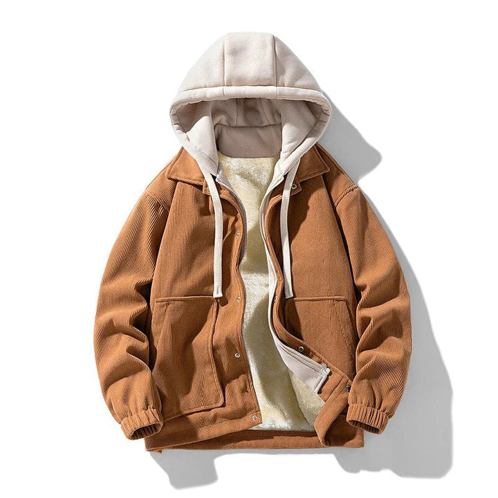 Men's Lined Hooded Jacket